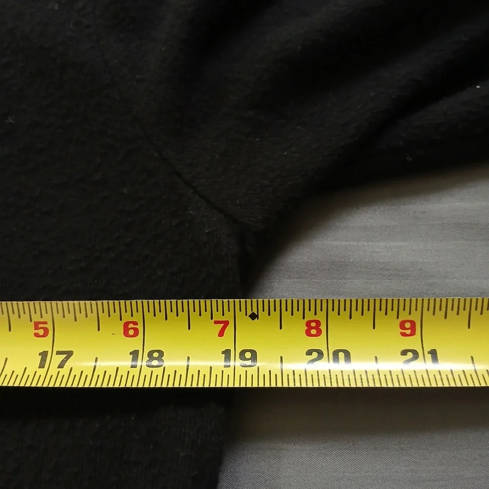 Alo Yoga Turtleneck‎ Top Womens Medium Black Crossover Back Long Sleeve KH